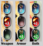 Weapons vs. Armor